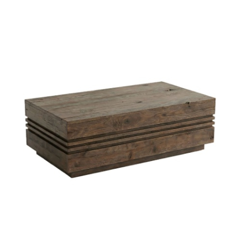 Rechthoekige salontafel Nard mangohout 110 cm donkerbruin