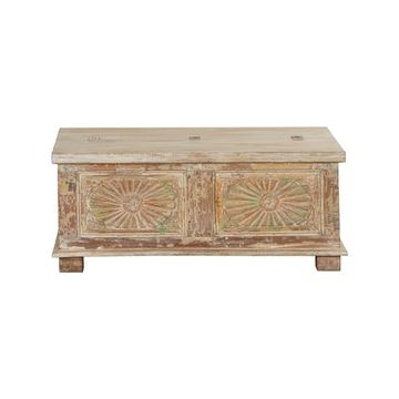 Houten opbergkistje. 