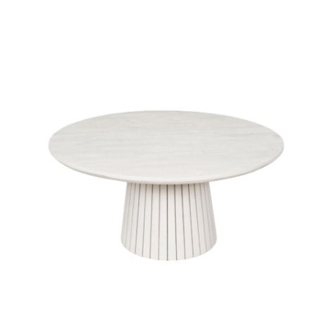 Salontafel Solana rond zand mangohout thumbnail