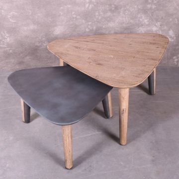 Salontafel set van twee. 