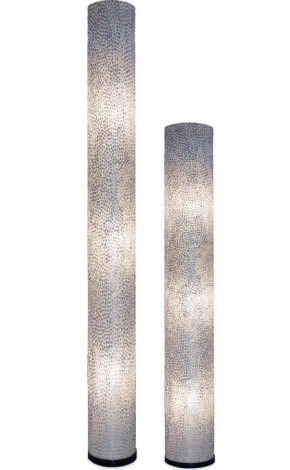 Vloerlamp wangi white schelpen