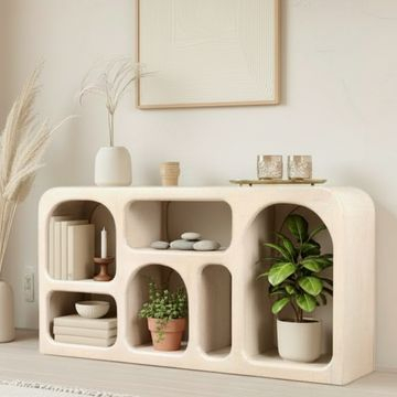 Organisch dressoir 145 cm breed.