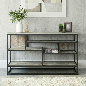 Sidetable industrieel 140 cm breed.