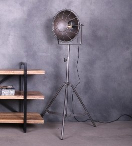 Industriële lamp grijs