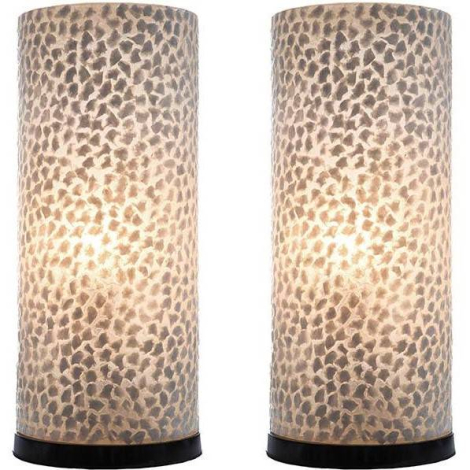 Tafellamp schelpen schelpenlamp capizen