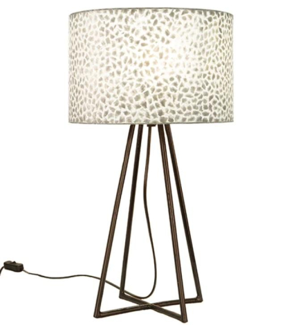 Wangi white schelpenlamp