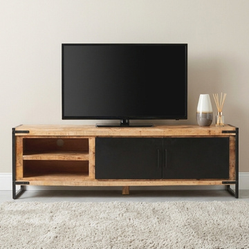 Tv meubel mangohout 160 cm breed.