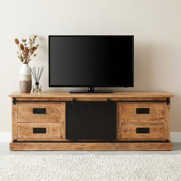 Tv meubel Lotte van mangohout 160 cm.