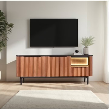 Tv meubel ronde hoeken 145 cm