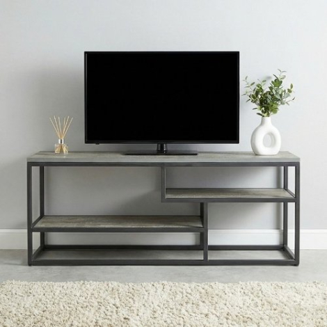 industrieel tv meubel 130 cm. Groen