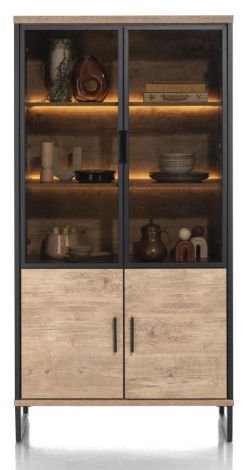 Vitrinekast glas 100cm | HappyAtHome