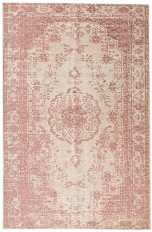 Vloerkleed vintage roze Kimar HappyHome