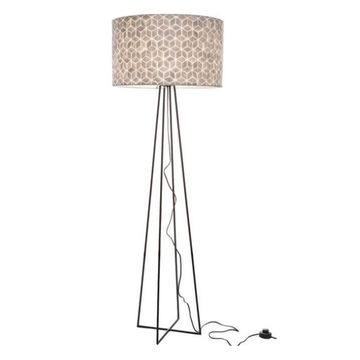 Vloerlamp Capri met wit cubes. 