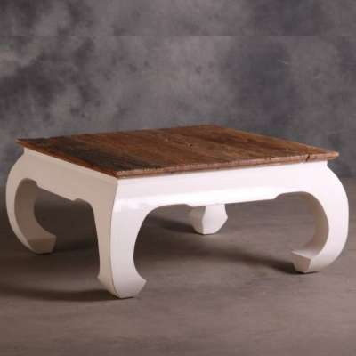 opiumtafel wit oud elm