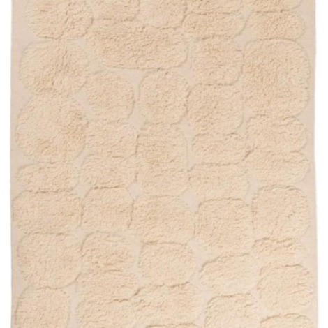 Wollen vloerkleed off white