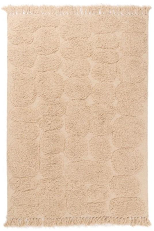 Wollen vloerkleed sand kleur