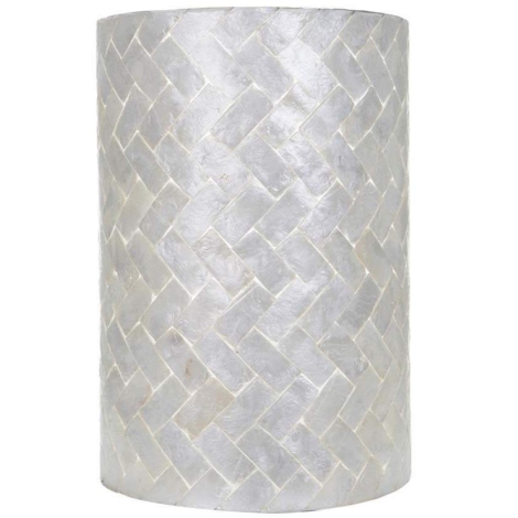 Wandlamp zigzag schelpen