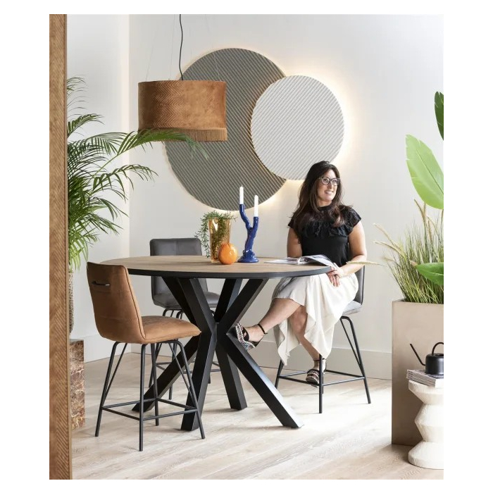 Ovale bartafel 140 cm * 90 cm