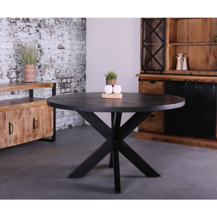 goedkope-ronde-eettafel-150cm-mangohout