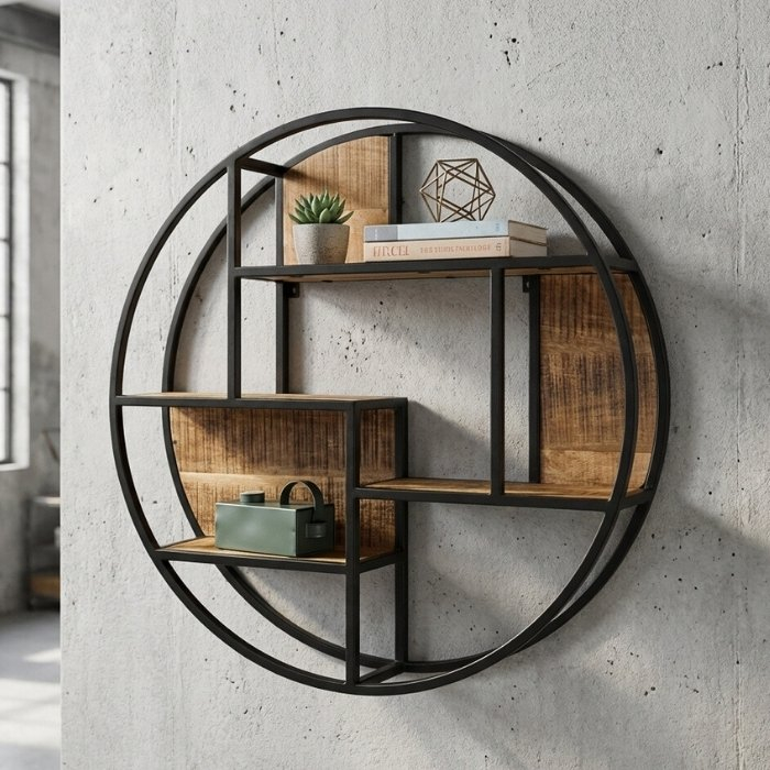 Wandrek hout industrieel.