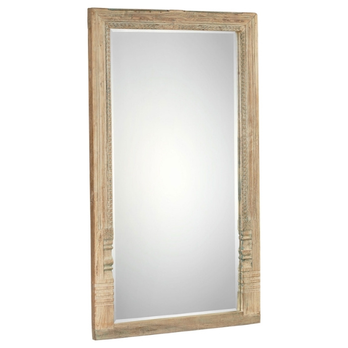 Houten spiegel antiek.