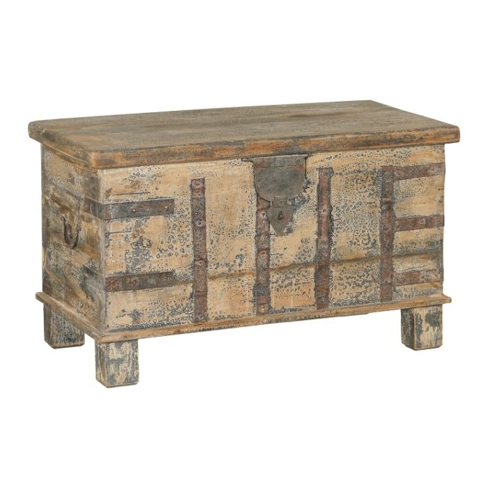 Kistje van 100 cm met klep. 