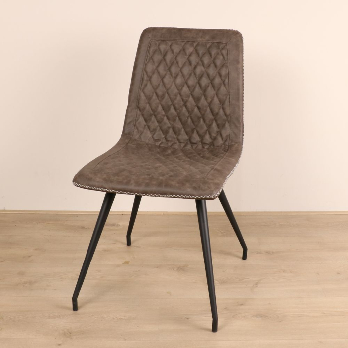 stoel industrieel bruin