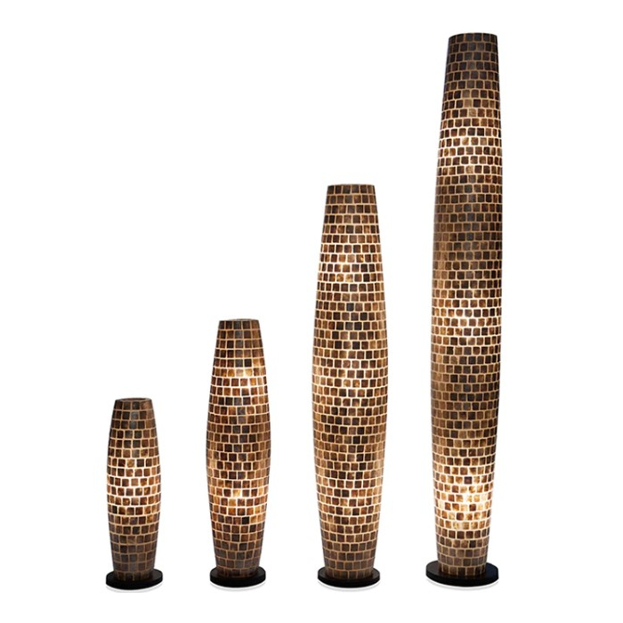 Schelpen lamp goud - moni gold