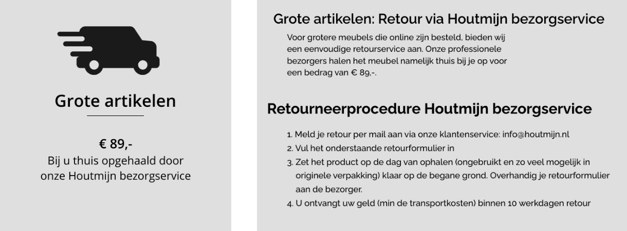 retour beleid houtmijn service